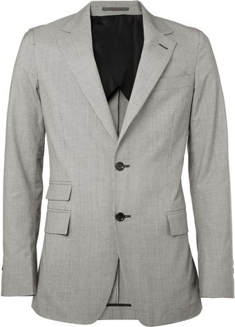  Houndstooth Wool and Cotton-blend Blazer 