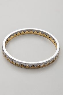 House Of Harlow Engraved Triangle Bangle Set - Lyst