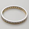 House Of Harlow Engraved Triangle Bangle Set in Gold - Lyst