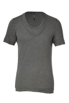 Neil Barrett Anthracite Crew Neck Tee - Lyst