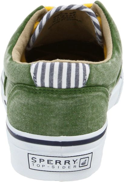 sperry top sider green sole