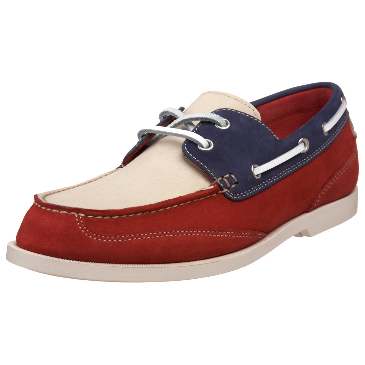 Cole Haan Mens Air Yacht Club Canoe Boat Shoe in Red for