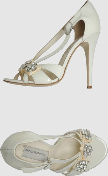 Giancarlo Paoli Highheeled Sandals in Green (khaki) - Lyst