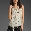 Marc By Marc Jacobs Hot Dot Print Top in Beige (parsnip) - Lyst