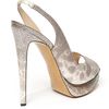 Nicholas Kirkwood Snakeskin Slingback Pump in Gray - Lyst