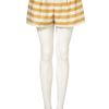 Topshop Coord Stripe Fluid Shorts in Yellow (mustard) - Lyst