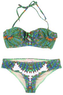 Mara Hoffman Ruffle Bustier Bikini - Lyst