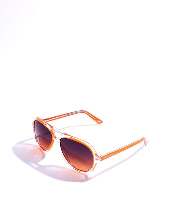 Michael by Michael Kors Caicos Sunglasses, Black Or Orange - Lyst