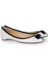 Christian Louboutin Balinodono Patent-leather Flats