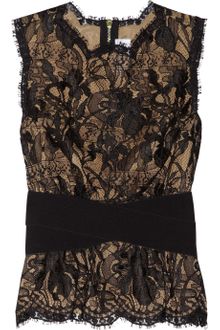 Emilio Pucci Stretch-waist Lace Top - Lyst