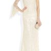 Emilio Pucci OneShoulder Lace Gown in White (ivory) - Lyst