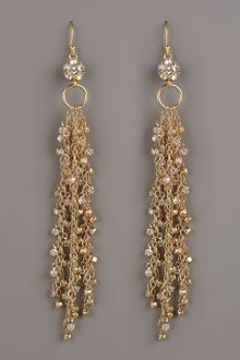 Fragments For Neiman Marcus Rhinestone Fringe Earrings - Lyst