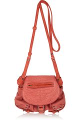 Jérôme Dreyfuss Twee Mini Perforated Leather Shoulder Bag