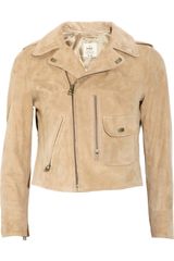 MiH Jeans Pistol Suede Biker Jacket