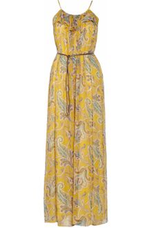 Tibi Paisley-print Silk-chiffon Maxi Dress - Lyst