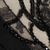 Alexander Mcqueen Beaded Wool Dress in Black - Lyst