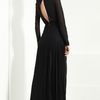 Burberry Prorsum Jersey Gown in Black - Lyst
