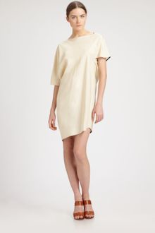 Costume National Asymmetric Silk Dress - Lyst