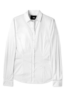 D&G White Classic Fitted Blouse - Lyst
