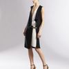 Gucci Silk Overlap Dress in Black - Lyst