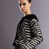 Gucci Fringe Jacket in Black (black white) - Lyst
