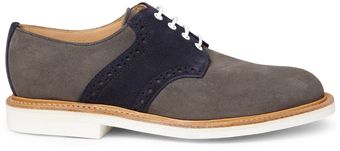 Mark Mcnairy Contrast Sole Saddle Derby Shoes - Lyst
