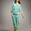 Natori Peranakan Floralprint Charmeuse Pajamas in Blue - Lyst