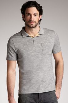Rag & Bone Slim-fit Polo, Gray - Lyst