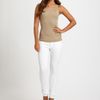 Ralph Lauren Blue Label Melissa Pima Cotton Tank Top in Beige (nevis) - Lyst