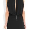 Acne Marlow ChiffonCrepe And StretchCotton Dress in Black - Lyst