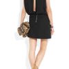 Acne Marlow ChiffonCrepe And StretchCotton Dress in Black - Lyst