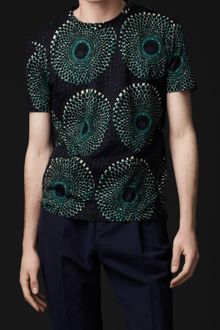 Burberry Prorsum Cotton Print T-shirt - Lyst
