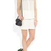 Chloé Marcie Denim and Leather Shoulder Bag in Black (denim) - Lyst