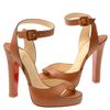 Christian Louboutin 'Viola 120' Leather Pumps in Brown - Lyst