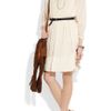 Isabel Marant Fimo Sateen Dress in Beige - Lyst