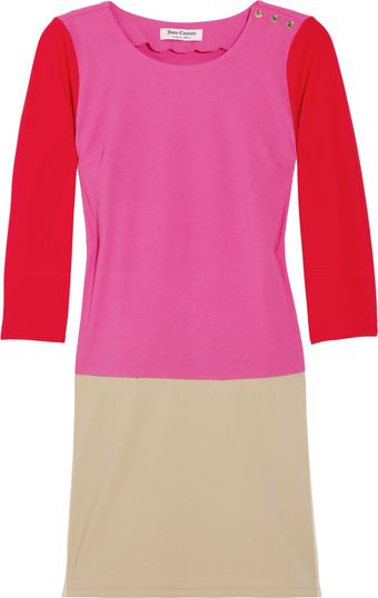 Juicy Couture Color-blocked Jersey Dress - Lyst