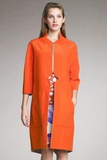 Lela Rose Reversible Coat - Lyst