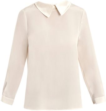 Marc By Marc Jacobs Miro Contrast Collar Top - Lyst