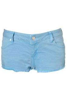 Moto Cornflower Hotpants - Lyst