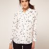 Equipment Slim Fit Two Pocket Star Print Shirt in White - Lyst