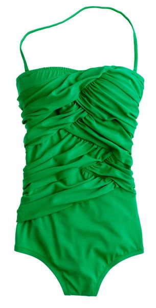  Asymmetrical Ruched Bandeau Tank 
