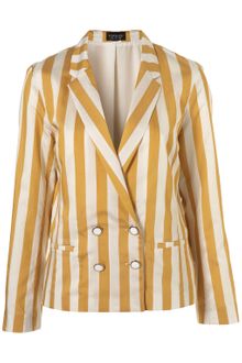 Topshop Co-Ord Stripe Fluid Blazer - Lyst