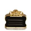 Alexander Mcqueen Ayres Snake Knuckleduster Clutch in Gray (grey) - Lyst