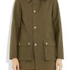 A.p.c. CorduroyCollar Cotton Jacket in Green (olive) - Lyst