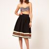 Asos Collection Asos Corset in Mex Tex Print in Multicolor (multi) - Lyst