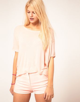 ASOS Collection Asos T-shirt in Slouch Loose Knit - Lyst