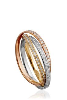 Astley Clarke Diamond Russian Wedding Rings - Lyst