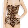 Dolce & Gabbana Leopardprint Swimsuit in Animal (leopard) - Lyst