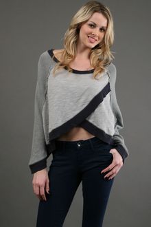 Free People Slub Jersey Pullover Sweater - Lyst