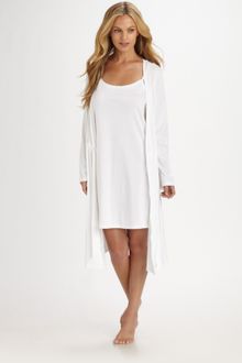 Hanro Tonight Short Wrap Robe - Lyst